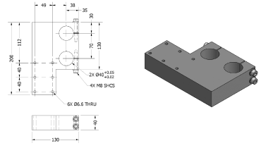 SD 01.009 Mounting Plate / LH
