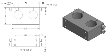 SD 01.004 Mounting Block