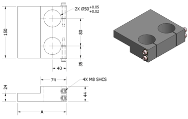 SD 50.140 Mounting Bracket