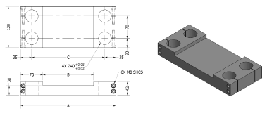 SE 03.300 Mounting Plate